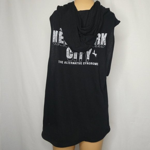 Happy Camper New York City Unique Graphic Vintage hooded Tank - Picture 15 of 16
